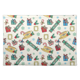 FRIENDS™   Christmas Icon Pattern Cloth Placemat