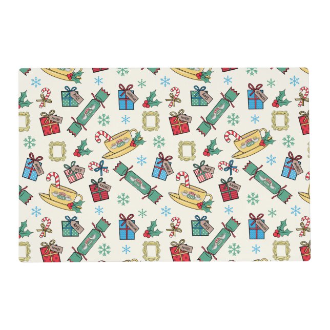 FRIENDS™ | Christmas Icon Pattern Placemat (Front)