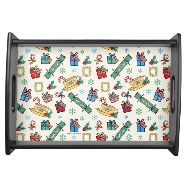 FRIENDS™ | Christmas Icon Pattern Serving Tray (Front)