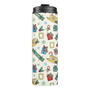 FRIENDS™   Christmas Icon Pattern Thermal Tumbler