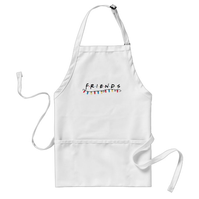 FRIENDS™ | Christmas Lights Logo Adult Apron (Front)