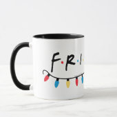 FRIENDS™ | Christmas Lights Logo Mug (Left)