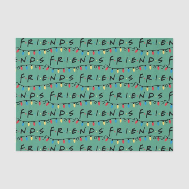 FRIENDS™ | Christmas Lights Logo Tissue Paper (Front)