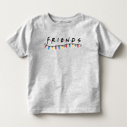 FRIENDS  Christmas Lights Logo Toddler T_shirt