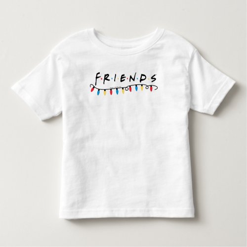 FRIENDS  Christmas Lights Logo Toddler T_shirt