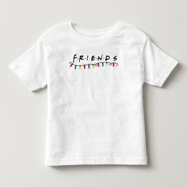 FRIENDS™ | Christmas Lights Logo Toddler T-shirt (Front)