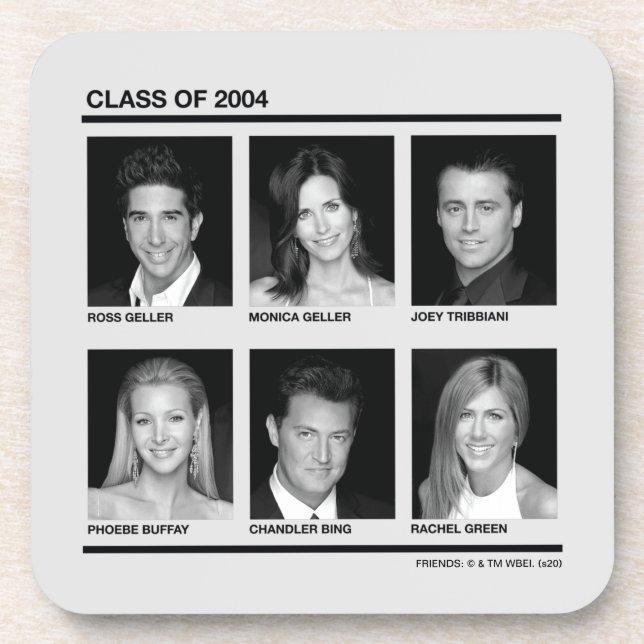 FRIENDS™ | Class of 2004 Beverage Coaster (Front)