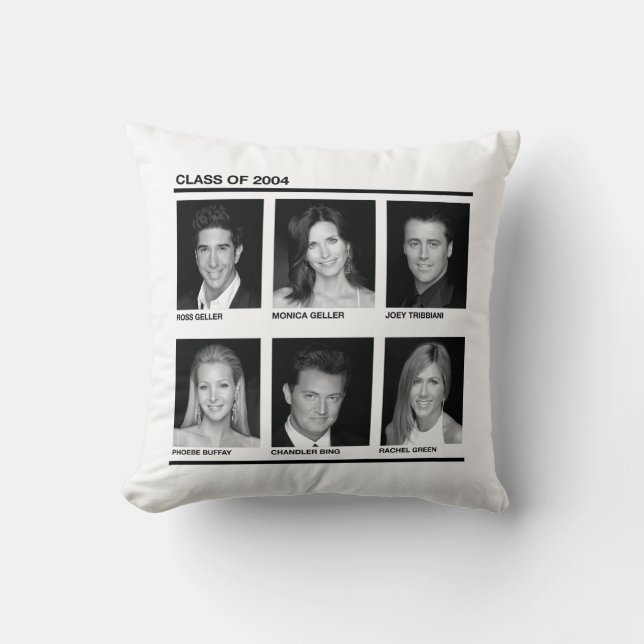 FRIENDS™ | Class of 2004 Throw Pillow (Front)