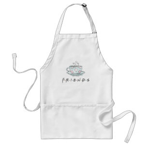 FRIENDS™ Coffee Mug Watercolor Adult Apron