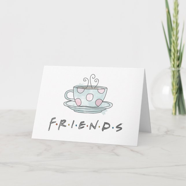FRIENDS™ | Coffee Mug Watercolor Card (Front)