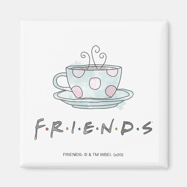 FRIENDS™ | Coffee Mug Watercolor Magnet (Front)