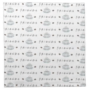 FRIENDS™ Coffee Mug Watercolor Pattern Cloth Napkin