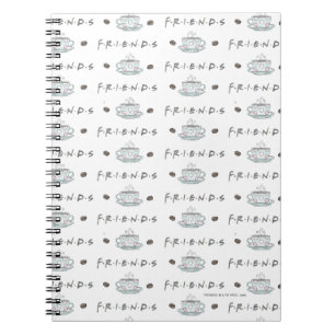 FRIENDS™   Coffee Mug Watercolor Pattern Notebook