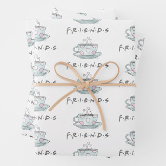 FRIENDS™ | Coffee Mug Watercolor Wrapping Paper Sheets