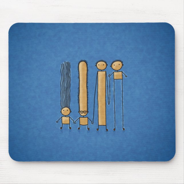 Friends (Color 2) Mouse Pad (Front)