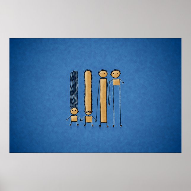 Friends (Color 2) Poster (Front)