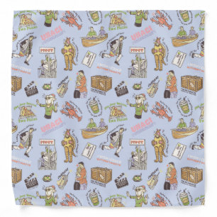 FRIENDS™ Colorful Cartoon Pattern Bandana