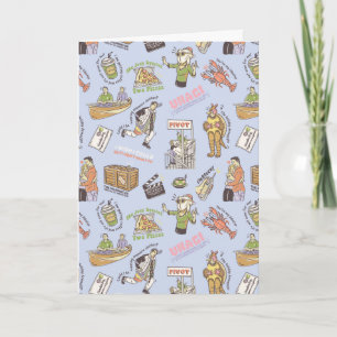 FRIENDS™ Colorful Cartoon Pattern Card