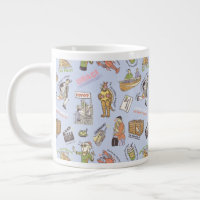 FRIENDS™ Colorful Cartoon Pattern Giant Coffee Mug