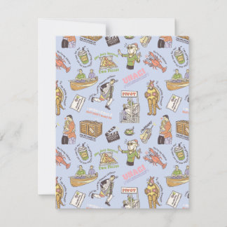 FRIENDS™ Colorful Cartoon Pattern Note Card