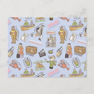 FRIENDS™ Colorful Cartoon Pattern Postcard