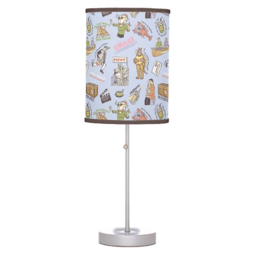 FRIENDS Colorful Cartoon Pattern Table Lamp