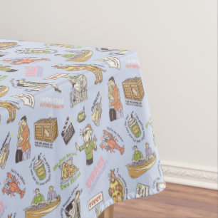 FRIENDS™ Colorful Cartoon Pattern Tablecloth