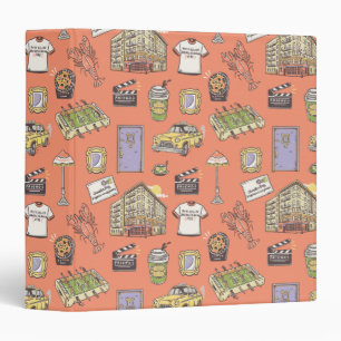 FRIENDS™ Colorful Icons Pattern 3 Ring Binder