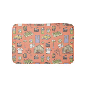 FRIENDS™ Colorful Icons Pattern Bath Mat