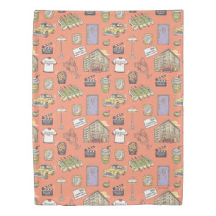 FRIENDS™ Colorful Icons Pattern Duvet Cover
