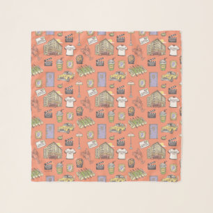 FRIENDS™ Colorful Icons Pattern Scarf