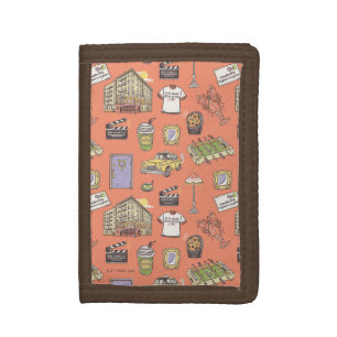 FRIENDS™ Colorful Icons Pattern Tri-fold Wallet
