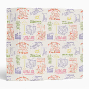 FRIENDS™ Colorful Quotes Pattern 3 Ring Binder