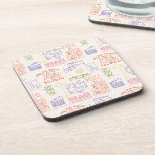FRIENDS™ Colorful Quotes Pattern Beverage Coaster