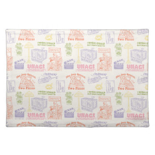 FRIENDS™ Colorful Quotes Pattern Cloth Placemat