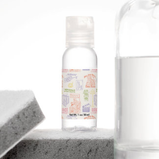 FRIENDS™ Colorful Quotes Pattern Hand Sanitizer