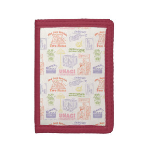 FRIENDS™ Colorful Quotes Pattern Trifold Wallet