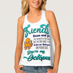 Friends Come and Go Like The Waves Of The Ocean Tank Top