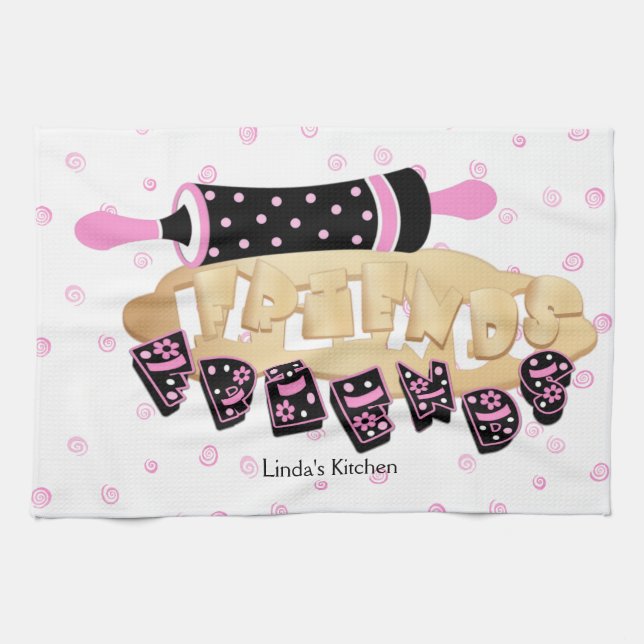 Friends Cookie Dough Tea Towel (Horizontal)