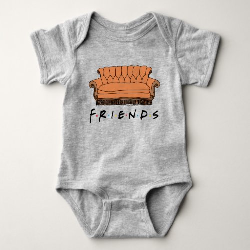 FRIENDS Couch Baby Bodysuit