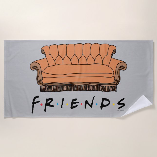 FRIENDS™ Couch Beach Towel (Front)