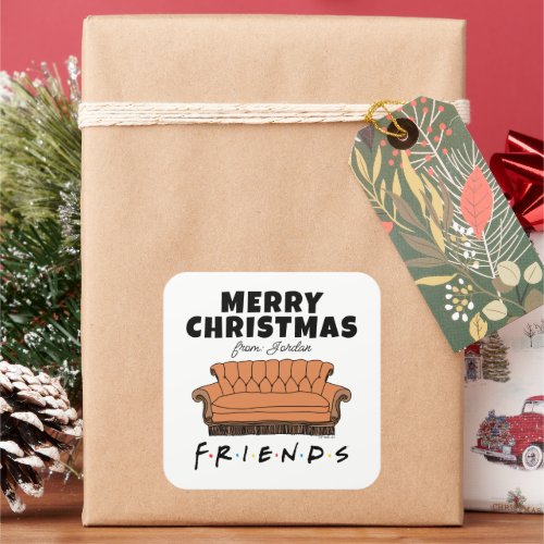 FRIENDS Couch  Christmas Gift Tag