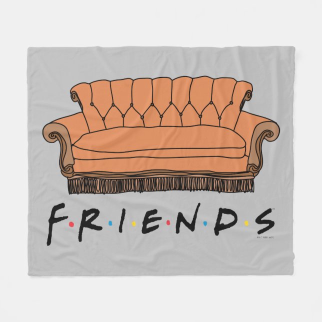 FRIENDS™ Couch Fleece Blanket (Front (Horizontal))