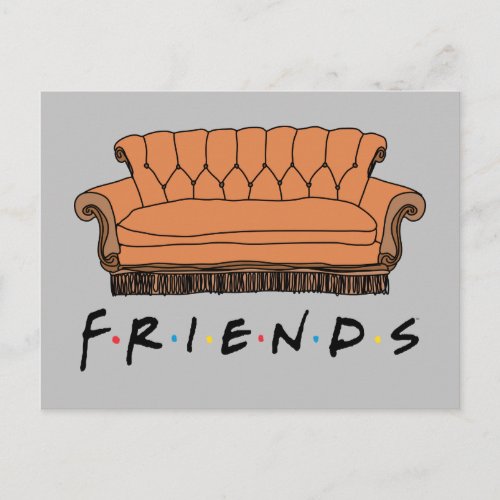 FRIENDS Couch Invitation Postcard