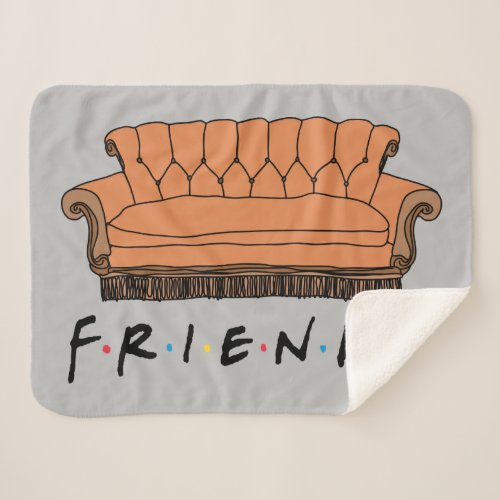 FRIENDS Couch Sherpa Blanket