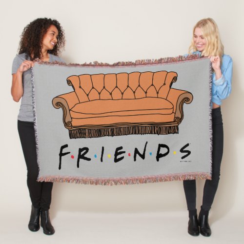 FRIENDS Couch Throw Blanket