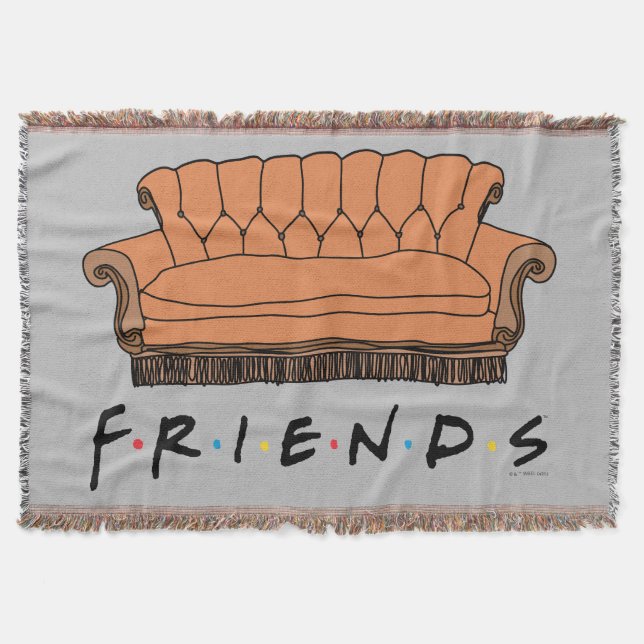 FRIENDS™ Couch Throw Blanket (Front)