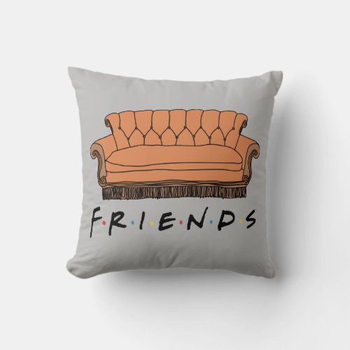FRIENDS Couch Throw Pillow