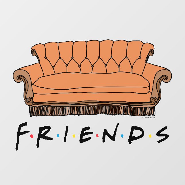FRIENDS™ Couch Wall Decal (Front)