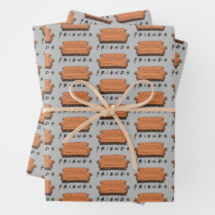 FRIENDS™ Couch Wrapping Paper Sheets
